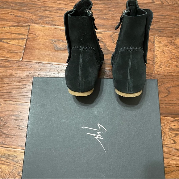 Giuseppe Zanotti Dalila Suede Fringe Boots - Picture 6 of 14